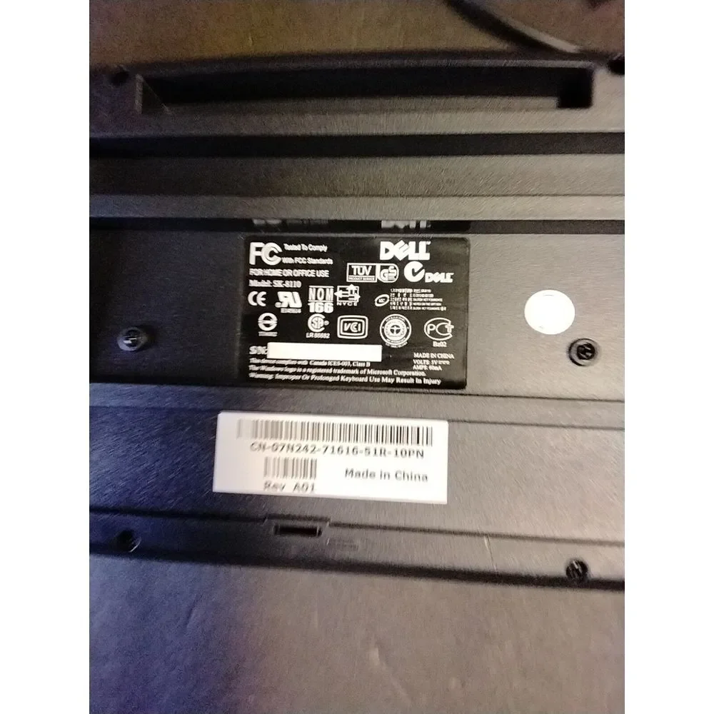 Dell‎ Computer Keyboard SK-8110 Black